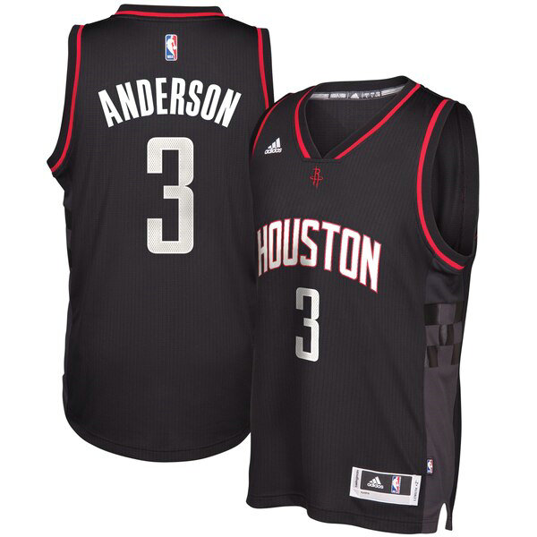 Maillot Houston Rockets Homme Ryan Anderson 3 adidas Noir